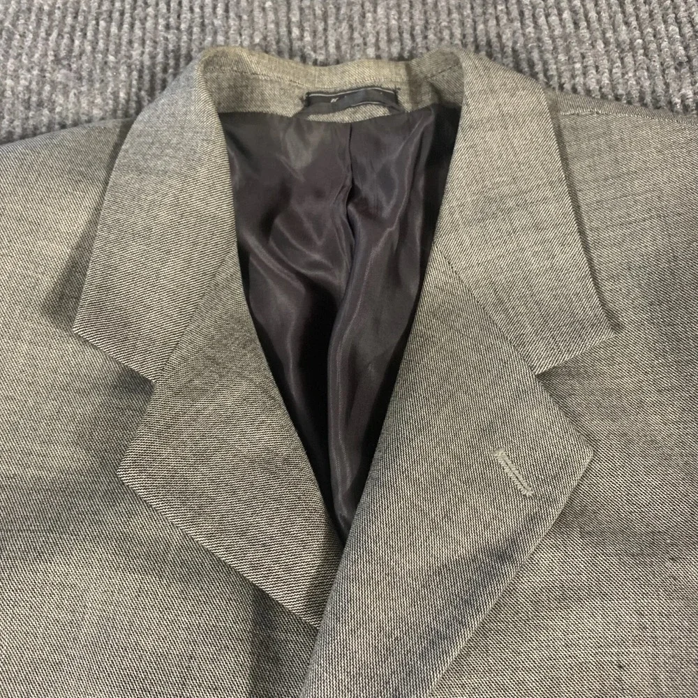 Naldini Blazer Mens 44 Gray Wool Super 120s Sports Coat‎ Italy Wedding Formal
